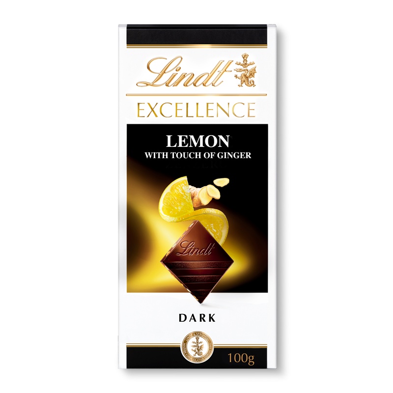 Lindt Excellent Citrom-Gyömbér 100g.