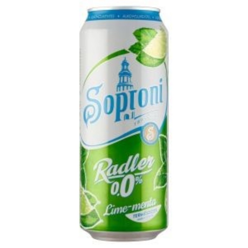 Soproni Radler Lime-Menta 0% 0.5L