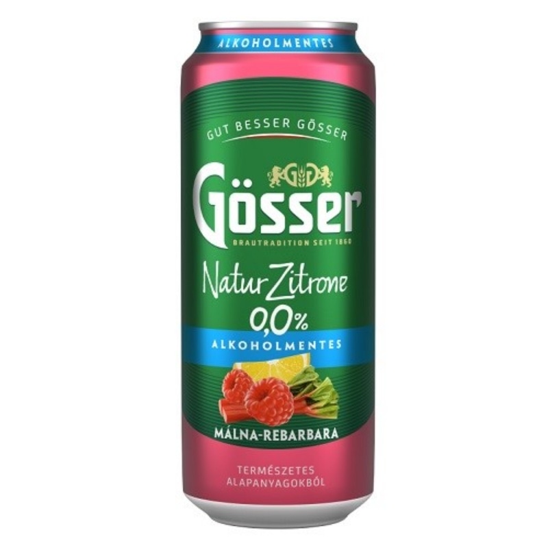 Gösser 0% Dob. Málna-Reb. 0.5L