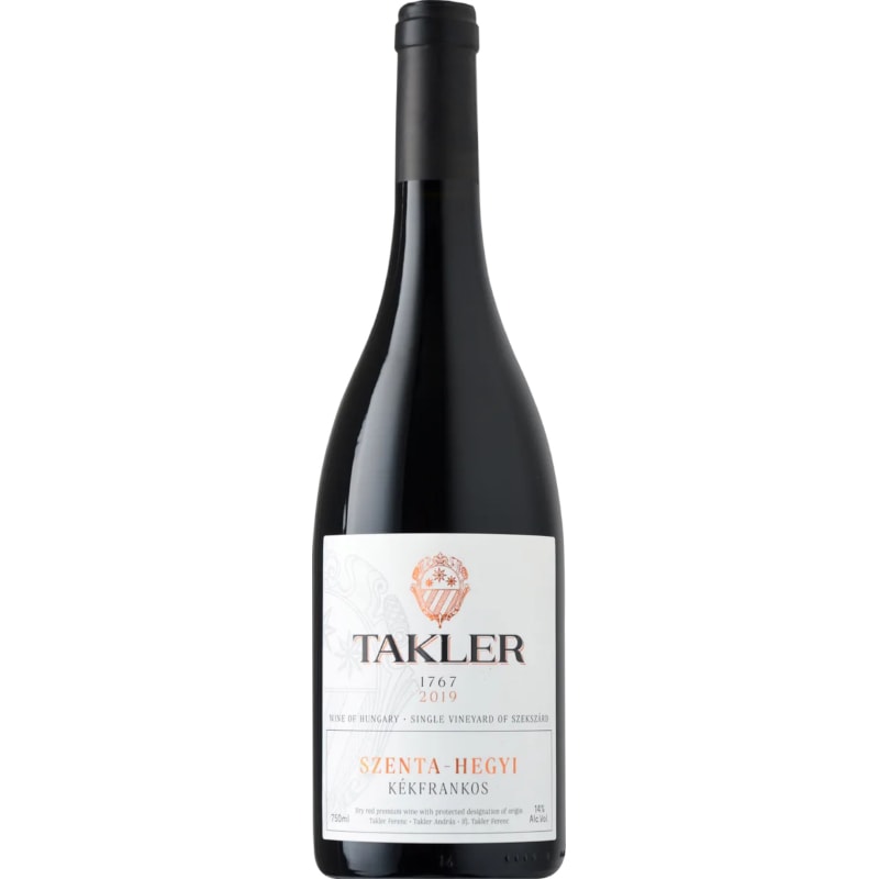 Takler Szenta-Hegyi Kékfrankos 2019 0.75