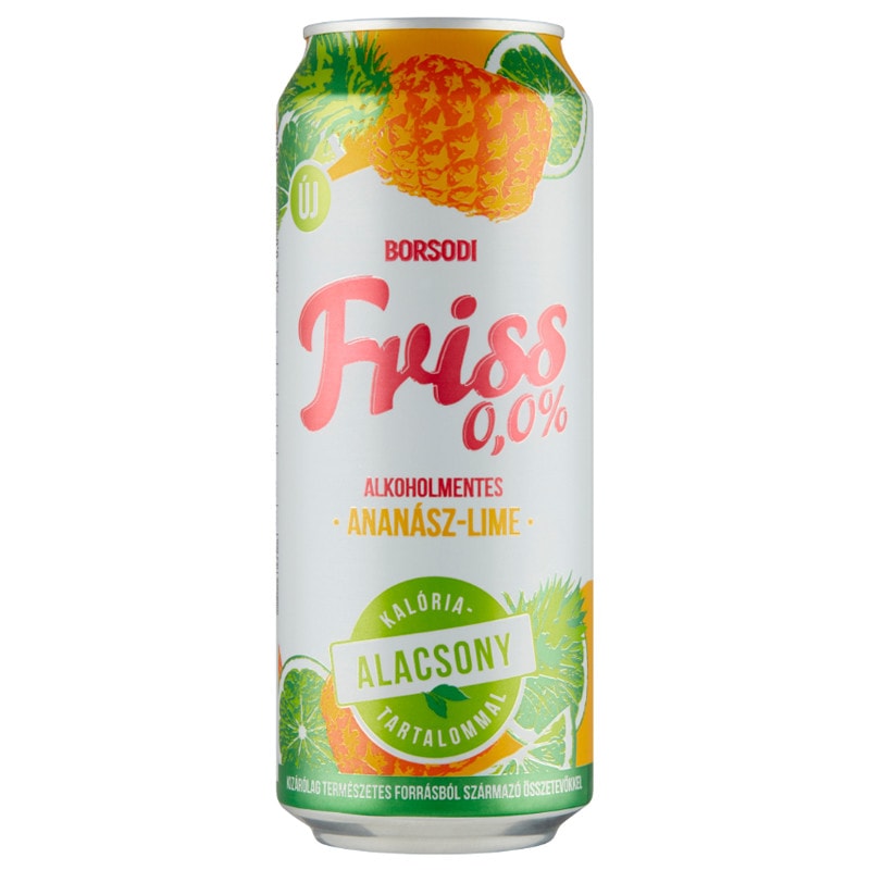 Borsodi Friss Ananász-Lime Dob 0.5L