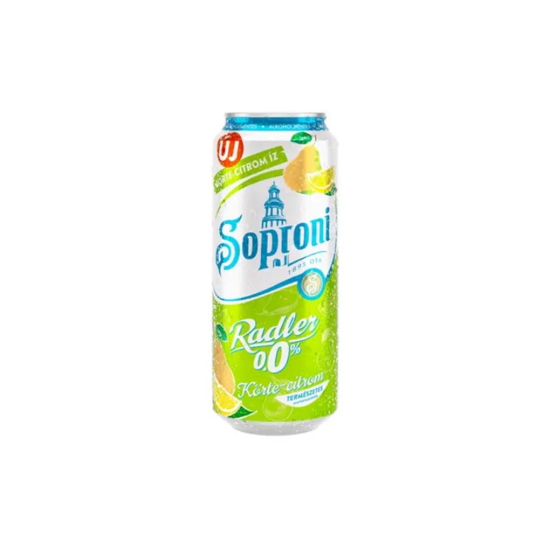 Soproni Radler Körte-Citrom 0.5L